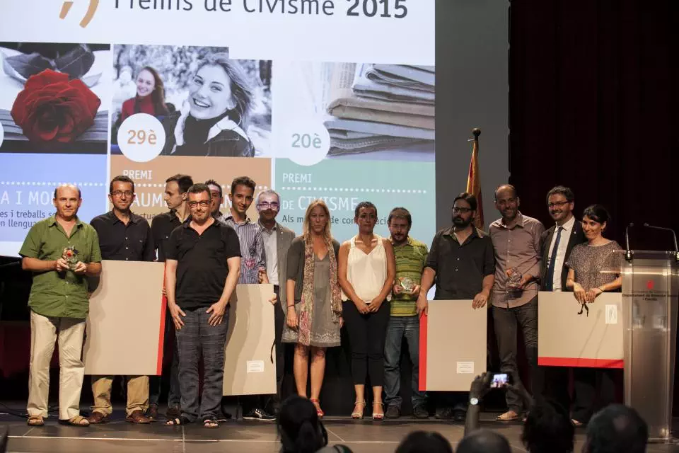 Premi Civisme 2015 per 365Latidos.org