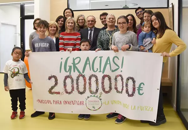 Acto de reconocimiento a la donación de Pulseras Candelas en el Hospital Sant Joan de Déu Barcelona