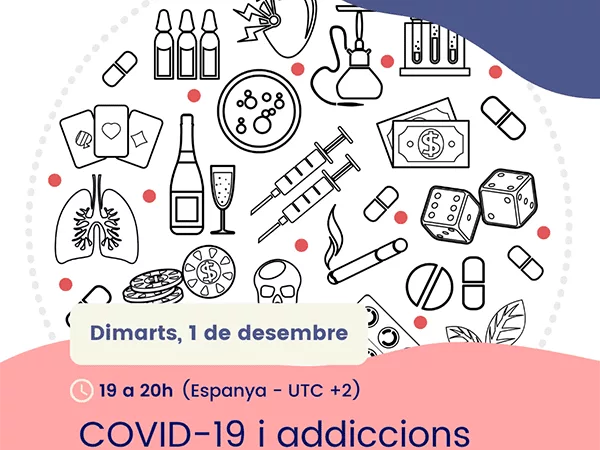 'COVID-19 i addiccions', webinar SOM Salut Mental 360